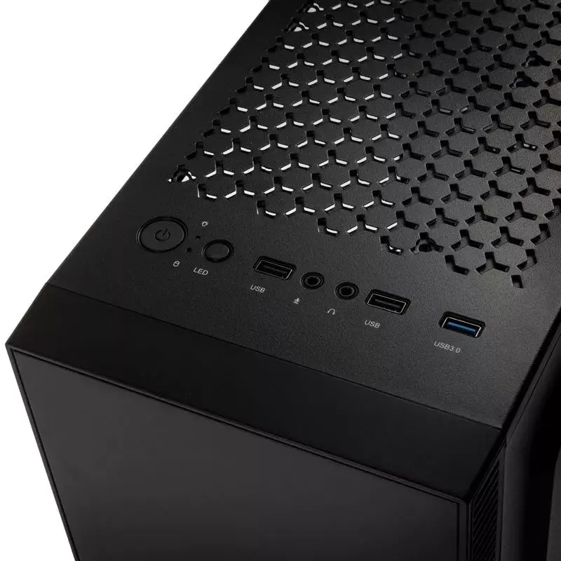 Caixa de PC Kolink Inspire K9 ARGB Midi Tower preto