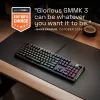 Teclado mecânico Gaming GLORIOUS GMMK 3 PRO 100% Prebuilt com fio USB preto US QWERTY RGB