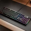 Teclado mecânico Gaming GLORIOUS GMMK 3 PRO 100% Prebuilt com fio USB preto US QWERTY RGB