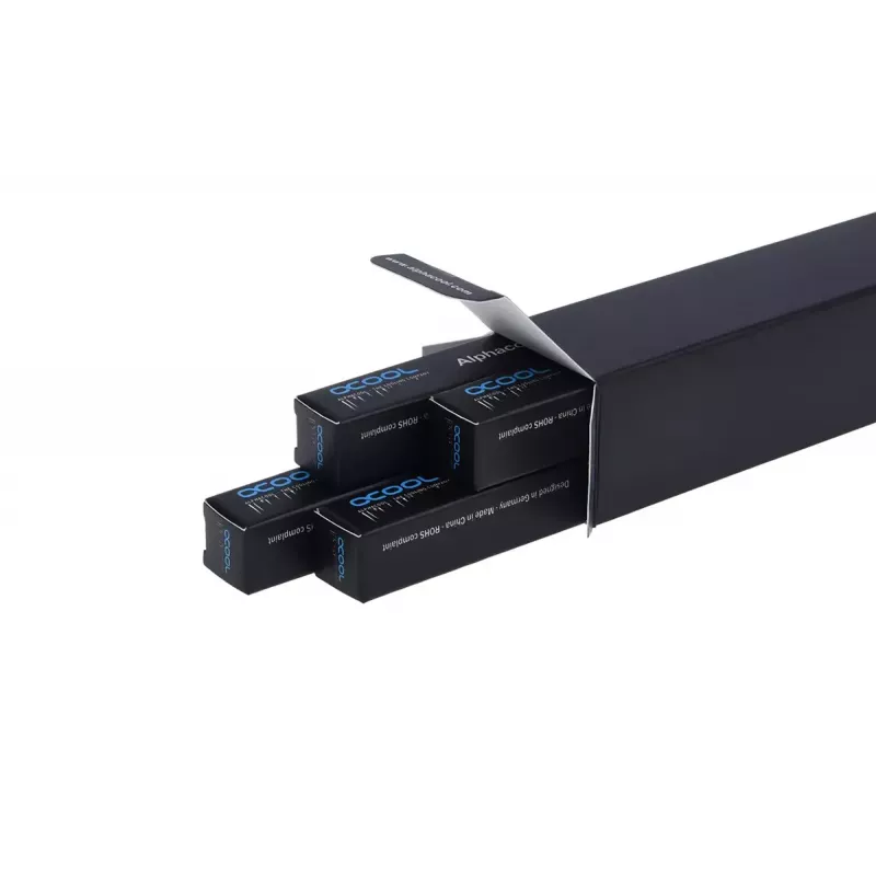 Alphacool HardTube 18439 tubo rígido de acrílico (PMMA) 13/10 mm, 60 cm, transparente, conjunto de 4 un.
