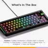 Glorious Gaming GMMK 3 65% Barebones com fios preto - ISO