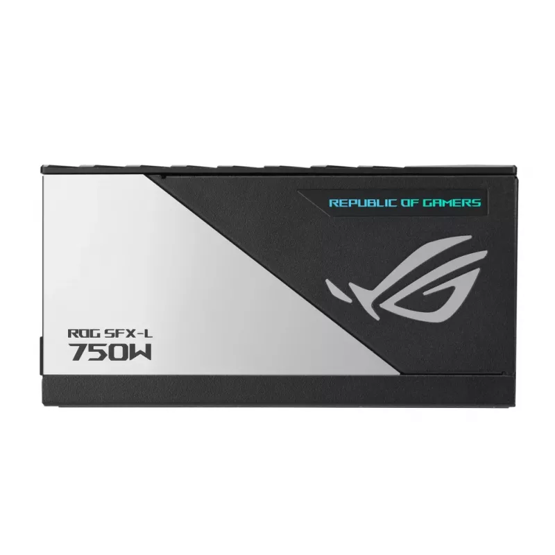 Fonte de alimentação ASUS ROG Loki SFX-L 750W Platinum 20+4 pin ATX preta, prateada