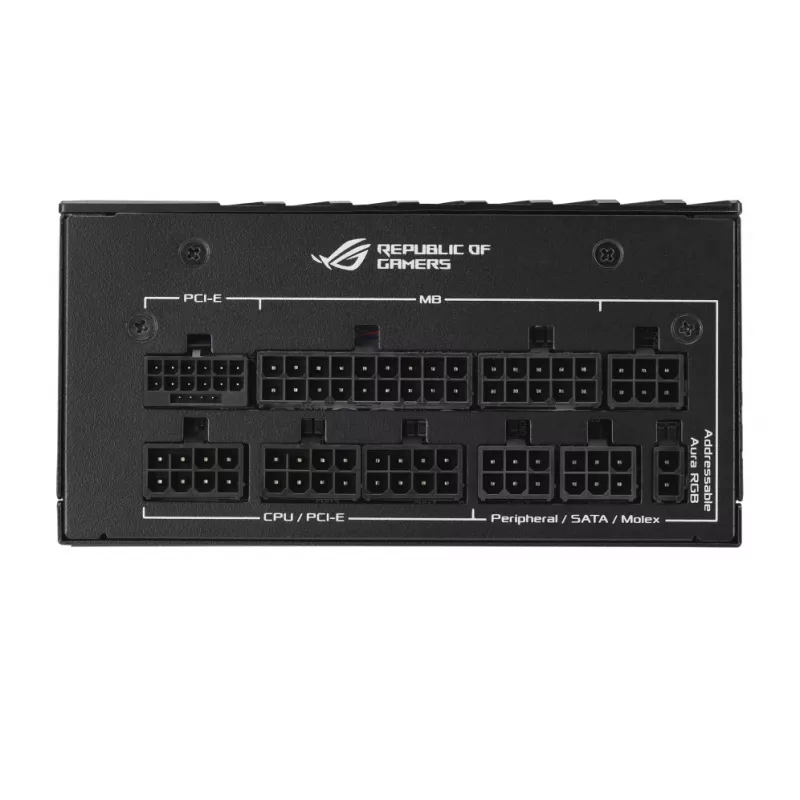 Fonte de alimentação ASUS ROG Loki SFX-L 750W Platinum 20+4 pin ATX preta, prateada