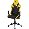 Cadeira gaming universal ThunderX3 TC5 Air Tech assento acolchoado preto amarelo