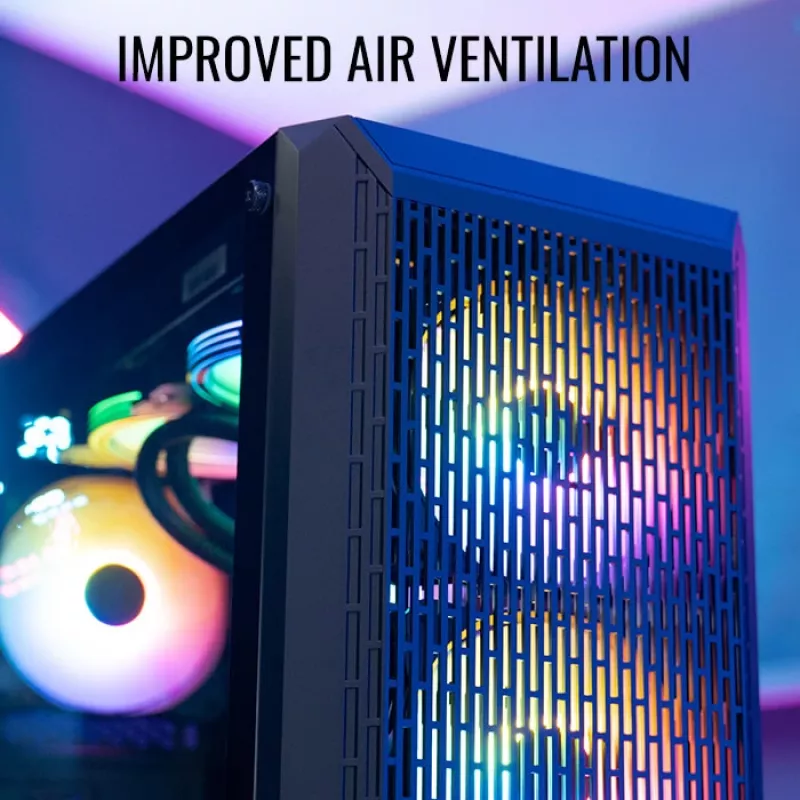 Caixa de PC Aerocool Beam-G-BK-V1 Mini Tower preta