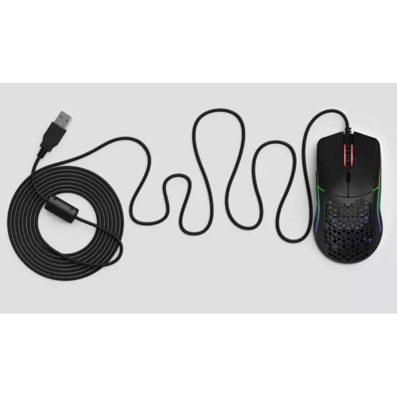 Glorious Gaming Glorious Model O- rato Regular (preto), destro, ótico, USB Type-A, 3200 DPI, preto
