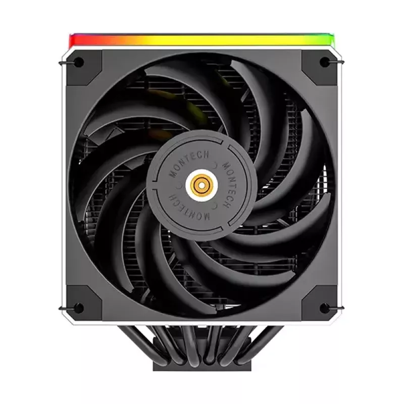 Dissipador de ar Montech Metal DT24 Premium 12 cm 800-1950 rpm preto
