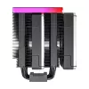Dissipador de ar Montech Metal DT24 Premium 12 cm 800-1950 rpm preto