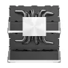 Dissipador de ar Montech Metal DT24 Premium 12 cm 800-1950 rpm preto
