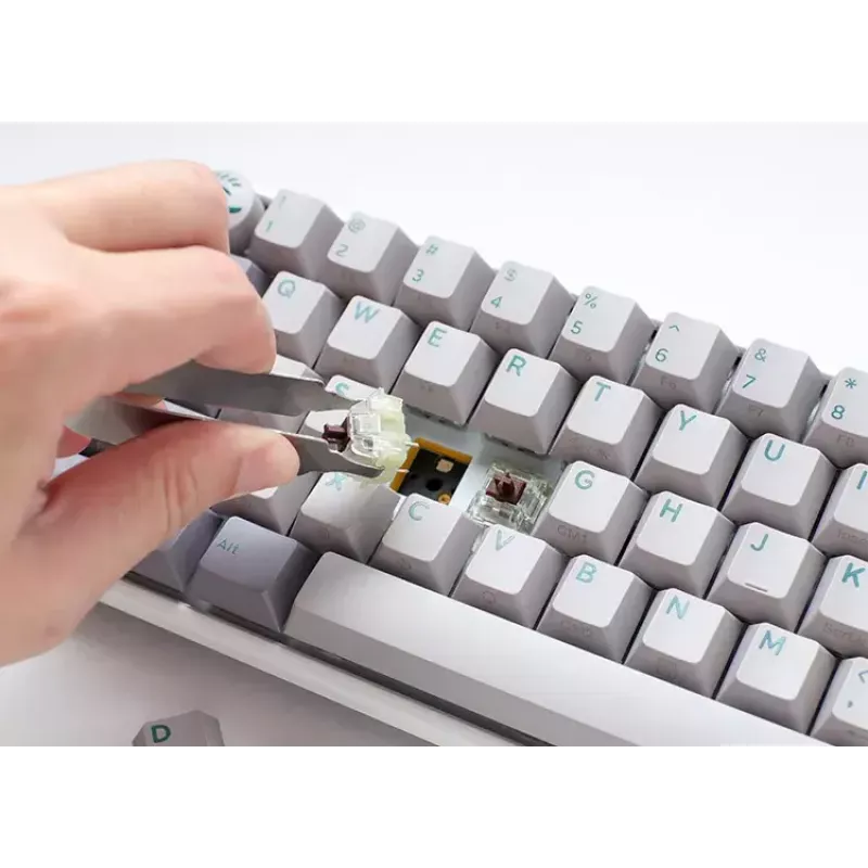 Ducky One 3 Mini teclado gaming USB cinzento mecânico RGB
