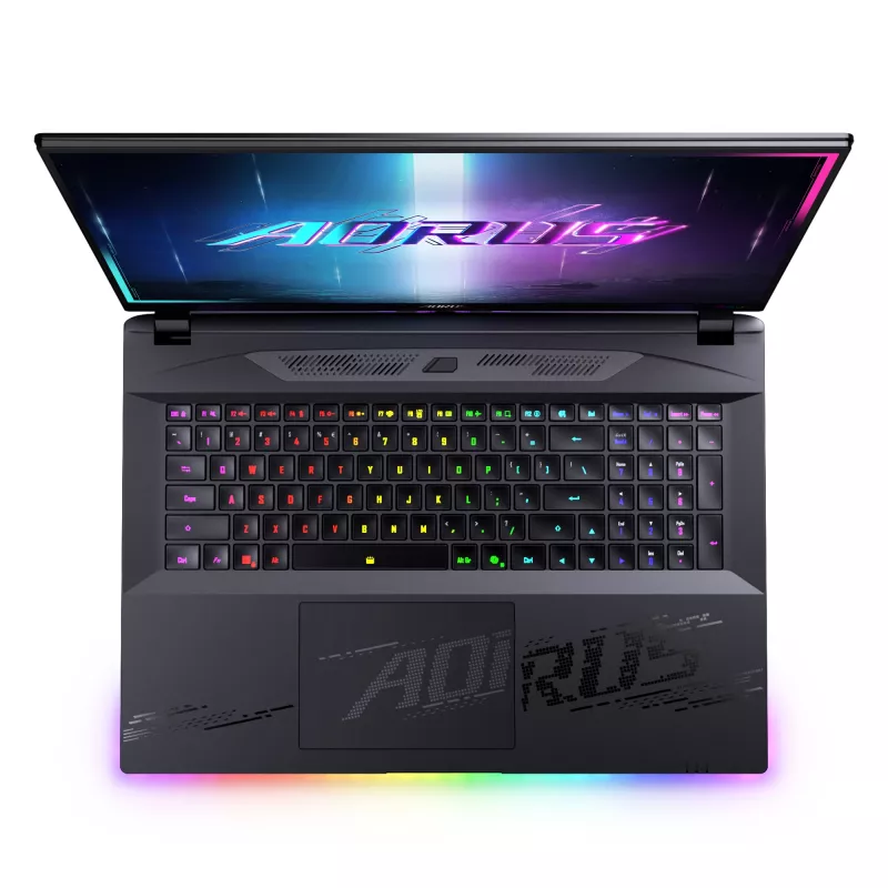 GIGABYTE AORUS MASTER 18 BYHC5DED65SP portátil, Intel Core Ultra 9 275HX, 45,7 cm (18 polegadas) WQXGA 2560 x 1600 MiniLED 240 Hz, 32 GB DDR5-SDRAM, 2 TB SSD, NVIDIA GeForce RTX 5080, Windows 11 Pro, preto