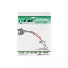 Cabo adaptador de alimentação SATA InLine 4-Pin Molex / 15-Pin SATA com bloqueio 0,15 m