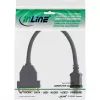 Adaptador InLine HDMI-DVI HDMI A macho / DVI fêmea 0,2 m