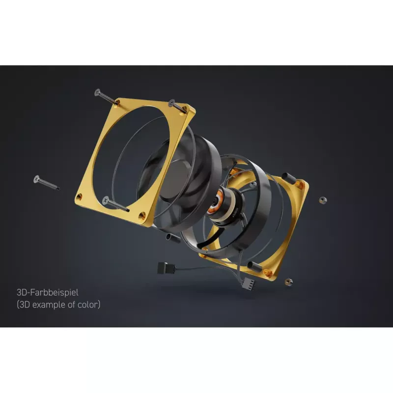 Ventoinha Alphacool Apex Stealth Metal 12 cm 400-2000 RPM 20-29,9 dB