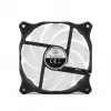 Ventoinha Silverstone Air Blazer 120R 12 cm preto transparente rolamento hidráulico