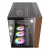 Caixa de PC Antec CX800 Midi Tower preto, efeito madeira