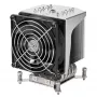 Dissipador de ar Silverstone XE04-2066 preto prateado 6,8 mmH2O rolamento de esferas duplo