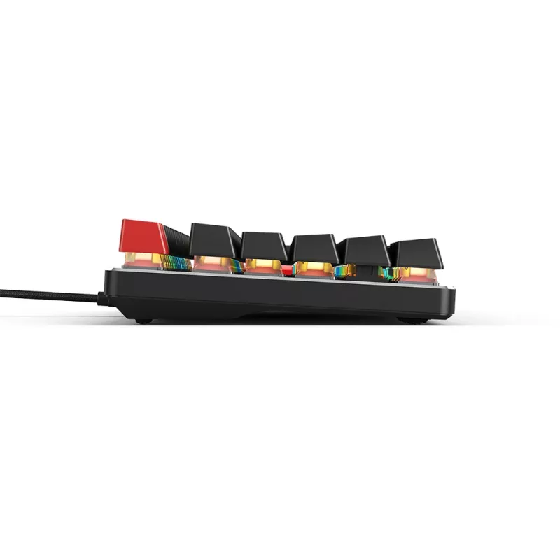 Teclado Glorious PC Gaming Race GMMK-BRN-V2 Universal USB preto
