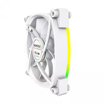 Módulo de ventoinha Montech AX120 PWM 120mm 12V 3-pin 4-pin branco