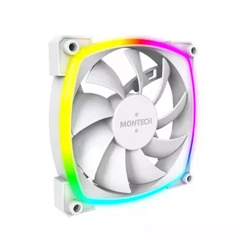 Módulo de ventoinha Montech AX120 PWM 120mm 12V 3-pin 4-pin branco