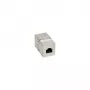 Adaptador InLine Cat.6, metal totalmente blindado, 2x conector fêmea RJ45/conector fêmea RJ45, direto