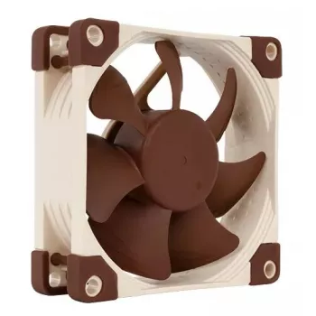 Noctua NF-A8 ULN ventoinha para caixa, 80 mm, 12 V, 3 pinos, rolamento SSO2, 1100–1400 rpm, 34,8 m³/h, 6,5–10,4 dB(A), bege/castanho
