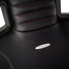 Cadeira gaming noblechairs EPIC assento acolchoado preto vermelho 120 kg