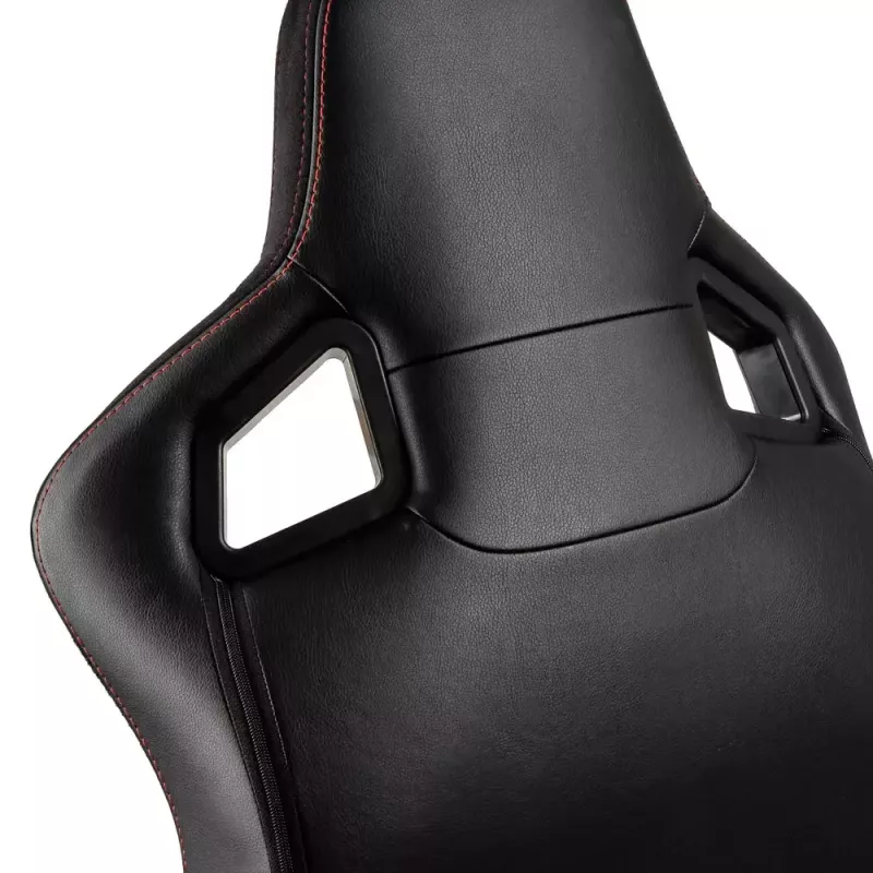 Cadeira gaming noblechairs EPIC assento acolchoado preto vermelho 120 kg
