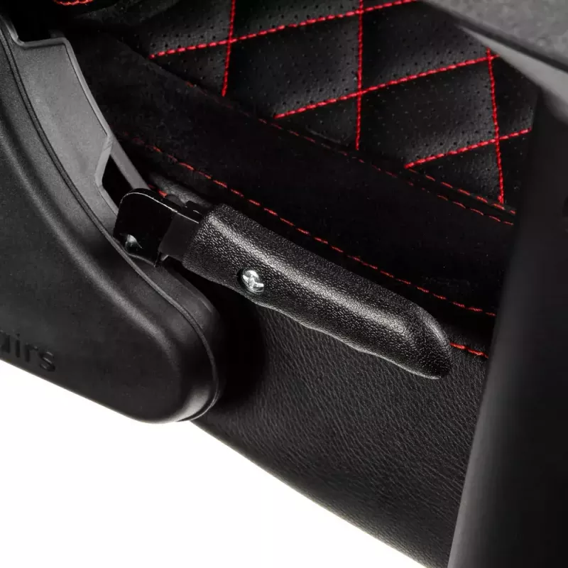 Cadeira gaming noblechairs EPIC assento acolchoado preto vermelho 120 kg