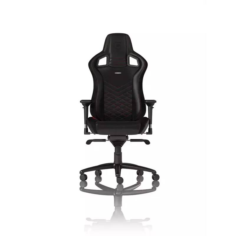 Cadeira gaming noblechairs EPIC assento acolchoado preto vermelho 120 kg
