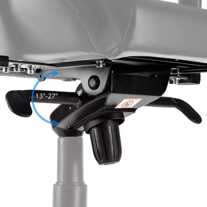 Cadeira gaming noblechairs EPIC assento acolchoado preto vermelho 120 kg