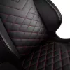 Cadeira gaming noblechairs EPIC assento acolchoado preto vermelho 120 kg