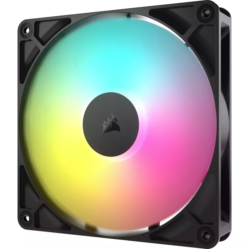 Ventoinha Corsair RS140 ARGB 14 cm preta 330-1700 rpm