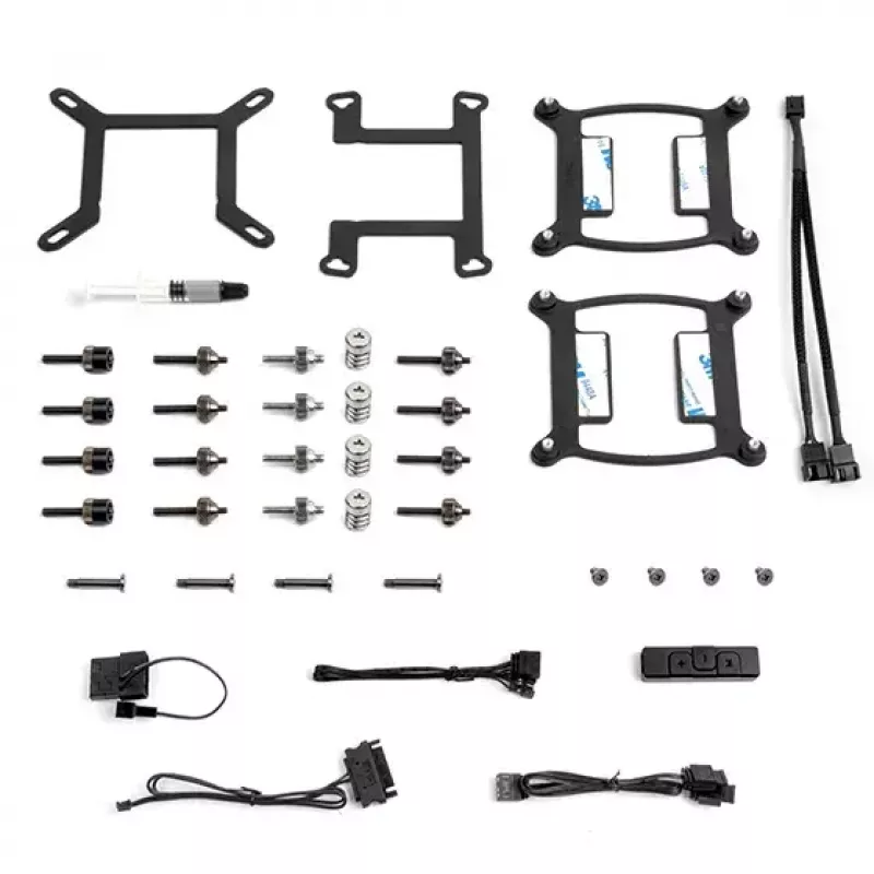 Conjunto de refrigeração líquida Silverstone VIDA 120 fino 12 cm preto 300-1800 RPM