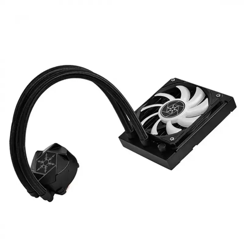 Conjunto de refrigeração líquida Silverstone VIDA 120 fino 12 cm preto 300-1800 RPM