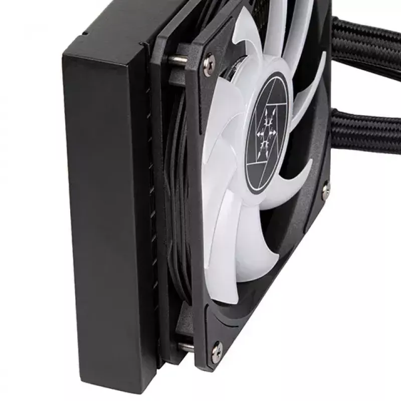 Conjunto de refrigeração líquida Silverstone VIDA 120 fino 12 cm preto 300-1800 RPM