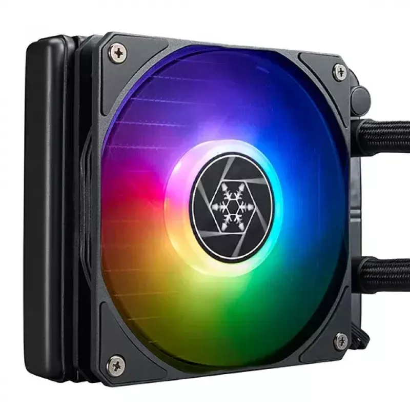 Conjunto de refrigeração líquida Silverstone VIDA 120 fino 12 cm preto 300-1800 RPM