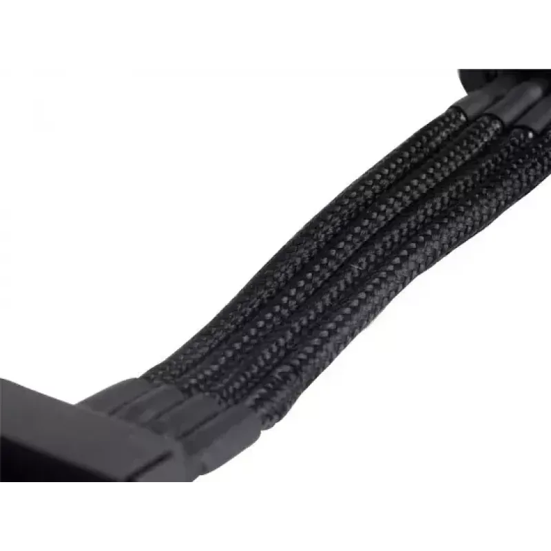 SilverStone SST-PP07-BTSB cabo de extensão de Molex de 4 pinos para 4x SATA, 300 mm, preto