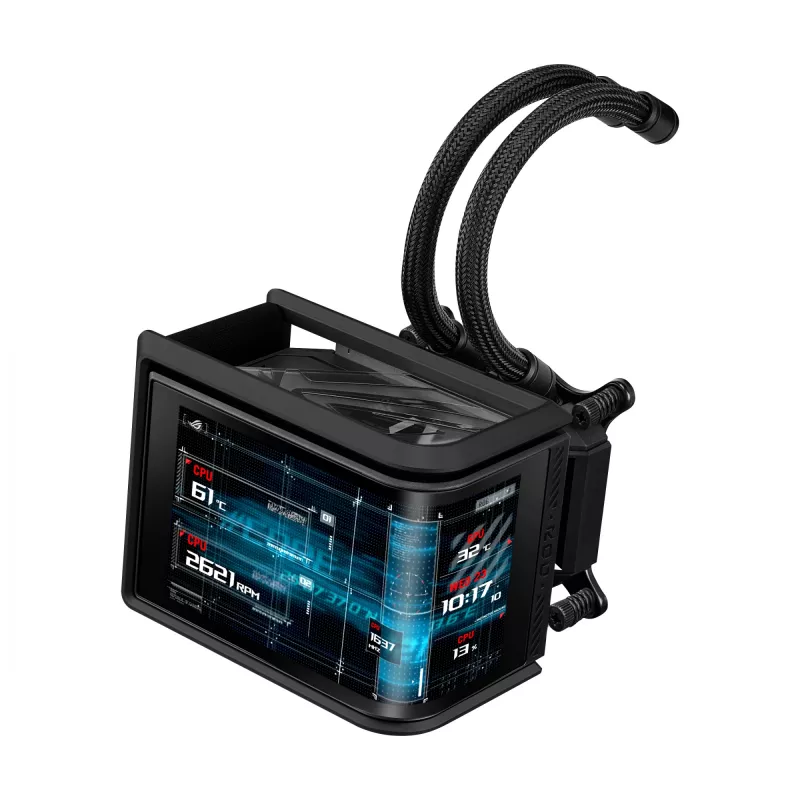 Cooler líquido all-in-one ASUS ROG Ryuo IV SLC 360 ARGB – ventoinha de 120 mm, radiador de 360 mm, preto