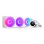 Refrigerador líquido All-in-One NZXT Kraken Plus 360 RGB branco 500–2400 rpm