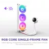Refrigerador líquido All-in-One NZXT Kraken Plus 360 RGB branco 500–2400 rpm