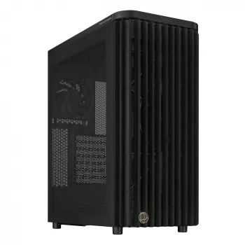 Caixa de PC ASUS 90DC00M0-B39040, suporte ATX, preto, 2 ventoinhas frontais de 160mm, 1 traseira de 120mm, 2 baías de 3,5 polegadas + 2 de 2,5 polegadas, 2×USB 3.2 GEN1