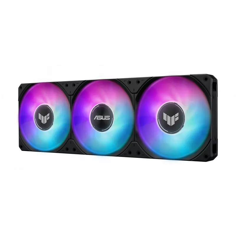 Refrigeração líquida All-in-One ASUS TUF Gaming LC III 360 ARGB LCD — radiador de 360 mm, 3x ventoinhas de 120 mm, socket AM5/AM4/LGA1700/LGA1200, Preto