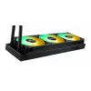 Refrigeração líquida All-in-One ASUS TUF Gaming LC III 360 ARGB LCD — radiador de 360 mm, 3x ventoinhas de 120 mm, socket AM5/AM4/LGA1700/LGA1200, Preto