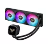 Refrigeração líquida All-in-One ASUS TUF Gaming LC III 360 ARGB LCD — radiador de 360 mm, 3x ventoinhas de 120 mm, socket AM5/AM4/LGA1700/LGA1200, Preto