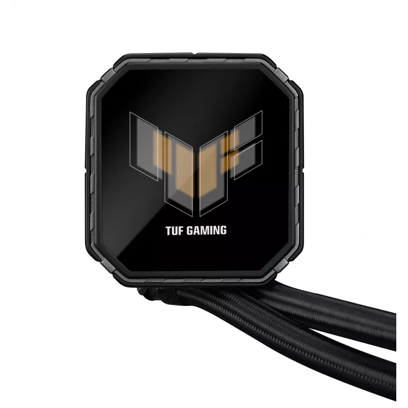 Refrigeração líquida All-in-One ASUS TUF Gaming LC III 360 ARGB LCD — radiador de 360 mm, 3x ventoinhas de 120 mm, socket AM5/AM4/LGA1700/LGA1200, Preto