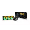 Refrigeração líquida All-in-One ASUS TUF Gaming LC III 360 ARGB LCD — radiador de 360 mm, 3x ventoinhas de 120 mm, socket AM5/AM4/LGA1700/LGA1200, Preto