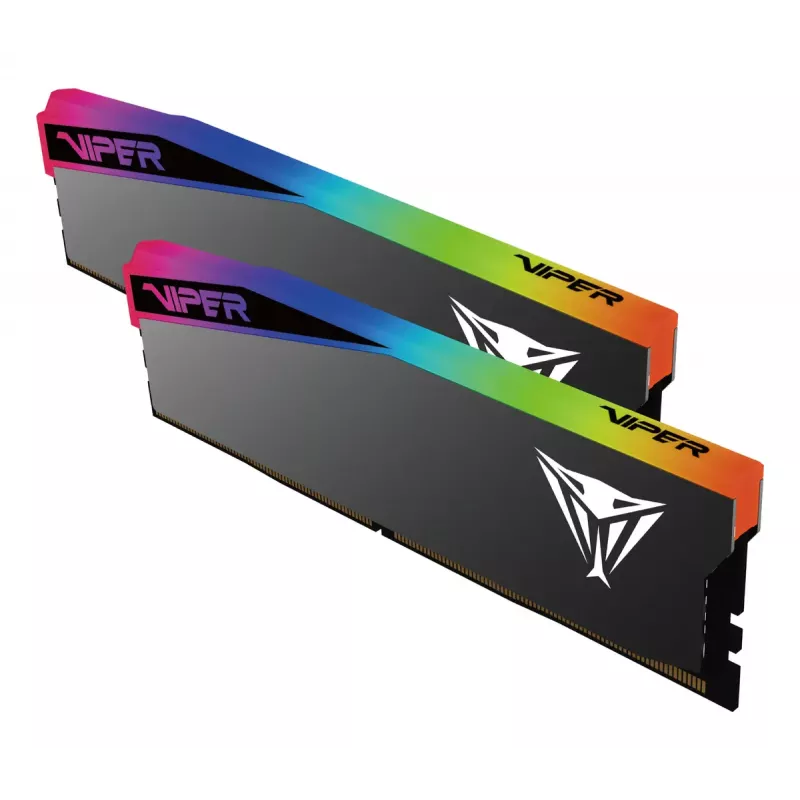 Memória RAM Patriot Viper Gaming RGB Elite 5 Ultra DDR5-6000, CL 28, AMD EXPO, Intel XMP 3.0 - 2x 16GB, preto