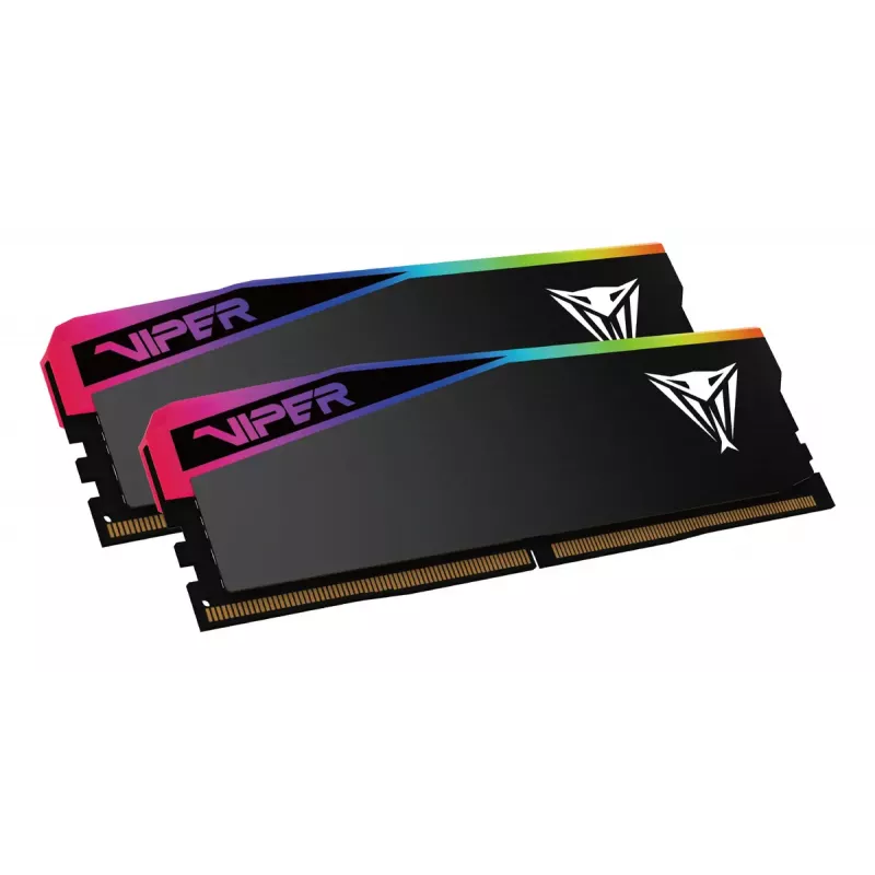 Memória RAM Patriot Viper Gaming RGB Elite 5 Ultra DDR5-6000, CL 28, AMD EXPO, Intel XMP 3.0 - 2x 16GB, preto
