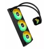 Refrigeração líquida All-in-One ASUS TUF GAMING LC III 360 ARGB – ventoinhas de 120 mm, suporta AM4/LGA1200/LGA1700/AM5, Preto